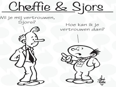 Vertrouwen … daar kun je OP en AAN bouwen!